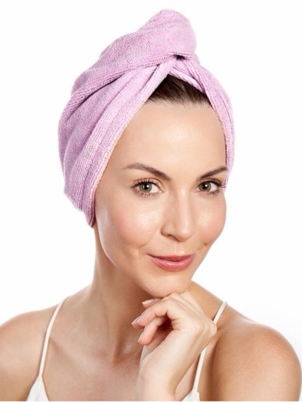 Keranique Microfiber Hair Towel Wrap - Quick Drying Head Turban